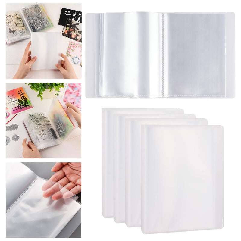 Briartw 5 Pieces Mini Storage Booklet with 40 Pages A6 Album Storage Organizer - Image 1